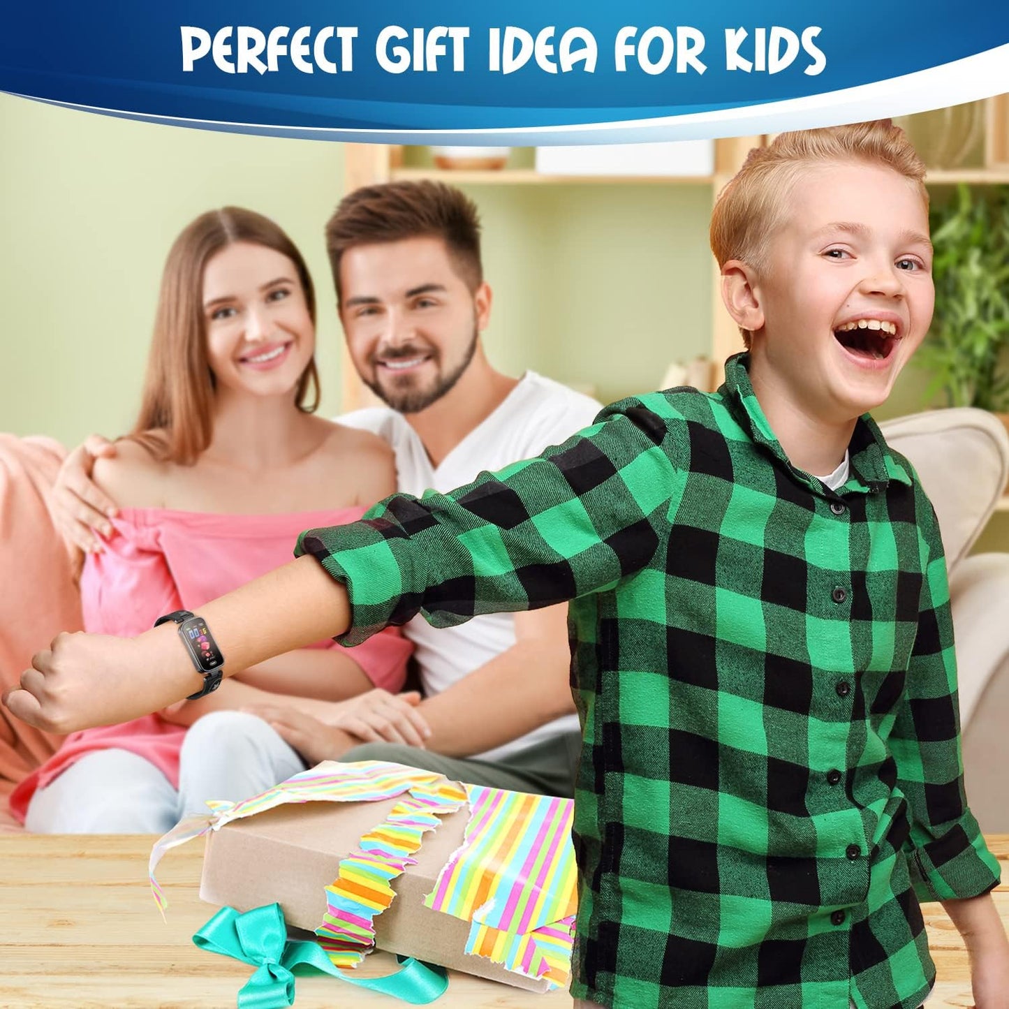 Kids Fitness Tracker for Age 5-16,2022 Upgraded Tracker Kids Watch,Waterproof Watch for Kids with Pedometer,Sleep Monitor & Calorie Counter,Fitness Watch for Kids Girls Boys Teen