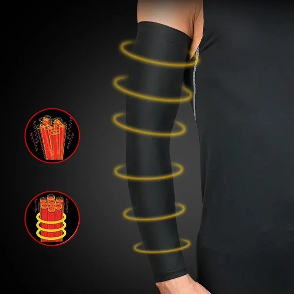 Cooling Arm Sleeves for Men Women Outdoor UV Protection Sports Sleeves for Basketball Football Volleyball Cycling Protection