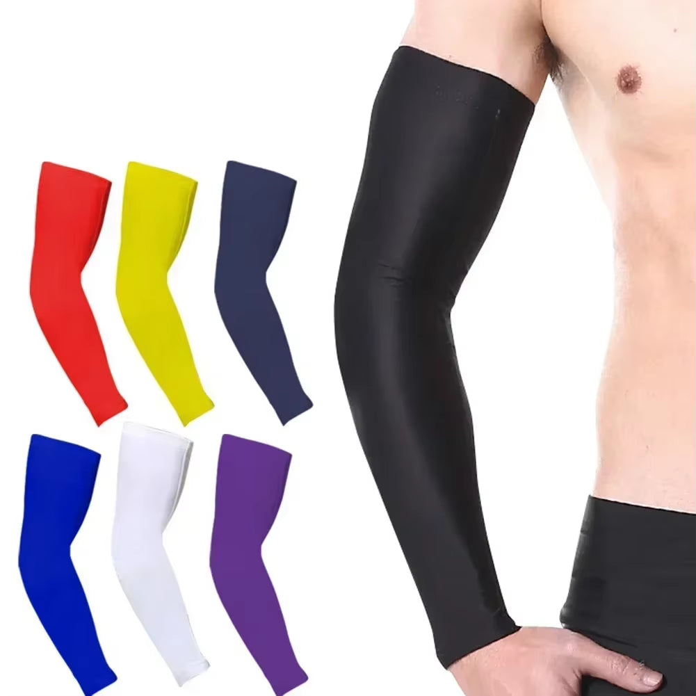 Cooling Arm Sleeves for Men Women Outdoor UV Protection Sports Sleeves for Basketball Football Volleyball Cycling Protection